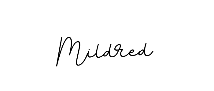 Also we have Mildred name is the best signature style. Create professional handwritten signature collection using BallpointsItalic-DORy9 autograph style. Mildred signature style 11 images and pictures png