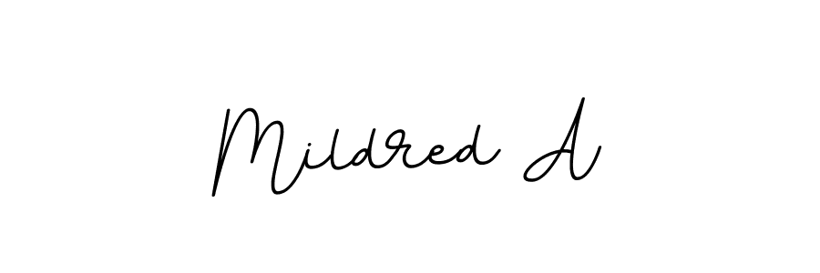 Similarly BallpointsItalic-DORy9 is the best handwritten signature design. Signature creator online .You can use it as an online autograph creator for name Mildred A. Mildred A signature style 11 images and pictures png