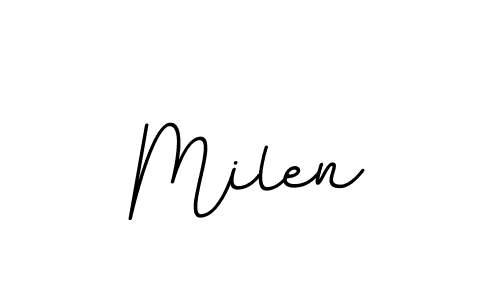 How to Draw Milen signature style? BallpointsItalic-DORy9 is a latest design signature styles for name Milen. Milen signature style 11 images and pictures png