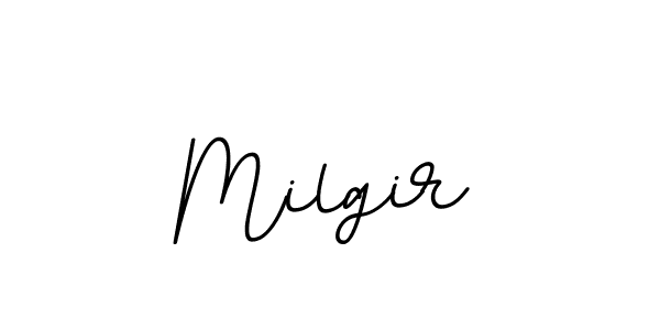 Make a beautiful signature design for name Milgir. With this signature (BallpointsItalic-DORy9) style, you can create a handwritten signature for free. Milgir signature style 11 images and pictures png