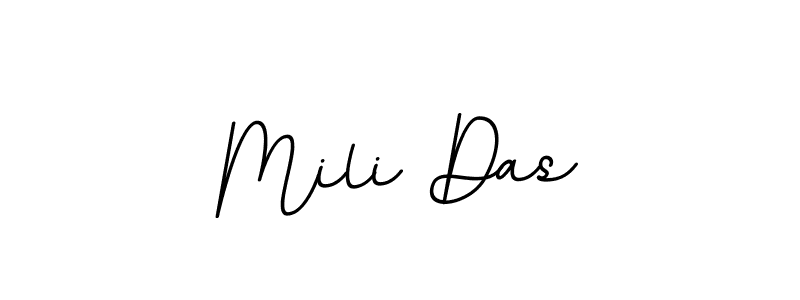 Similarly BallpointsItalic-DORy9 is the best handwritten signature design. Signature creator online .You can use it as an online autograph creator for name Mili Das. Mili Das signature style 11 images and pictures png