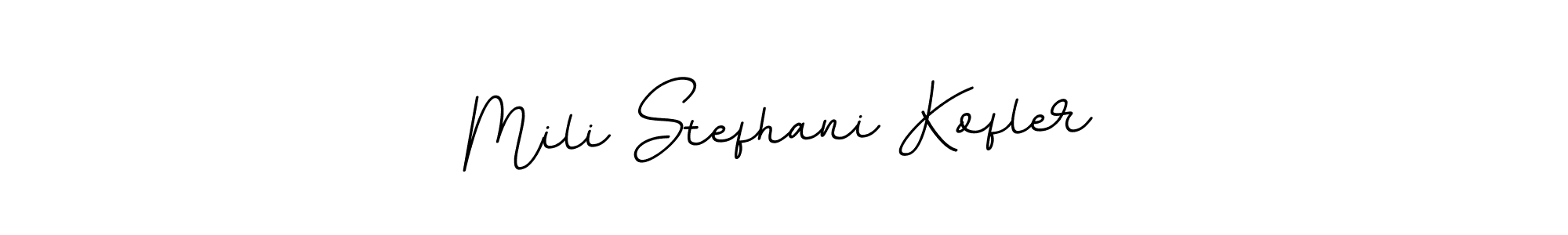 Make a short Mili Stefhani Kofler signature style. Manage your documents anywhere anytime using BallpointsItalic-DORy9. Create and add eSignatures, submit forms, share and send files easily. Mili Stefhani Kofler signature style 11 images and pictures png