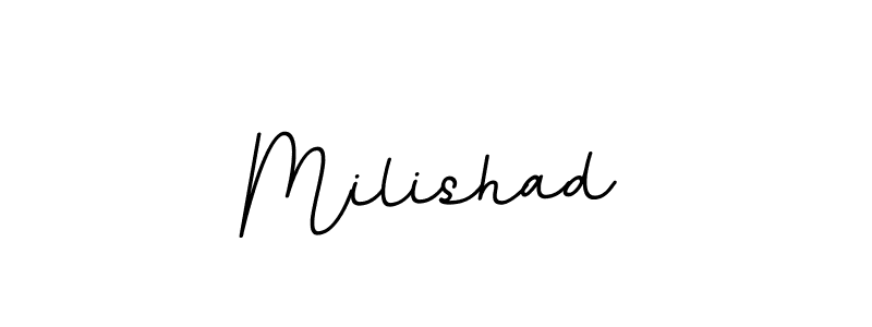 Also we have Milishad name is the best signature style. Create professional handwritten signature collection using BallpointsItalic-DORy9 autograph style. Milishad signature style 11 images and pictures png