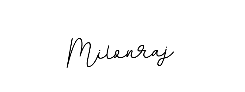 You should practise on your own different ways (BallpointsItalic-DORy9) to write your name (Milonraj) in signature. don't let someone else do it for you. Milonraj signature style 11 images and pictures png