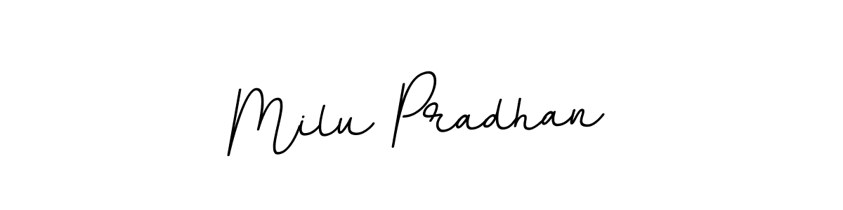 How to Draw Milu Pradhan signature style? BallpointsItalic-DORy9 is a latest design signature styles for name Milu Pradhan. Milu Pradhan signature style 11 images and pictures png