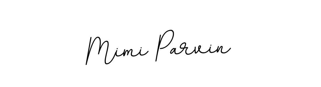 This is the best signature style for the Mimi Parvin name. Also you like these signature font (BallpointsItalic-DORy9). Mix name signature. Mimi Parvin signature style 11 images and pictures png