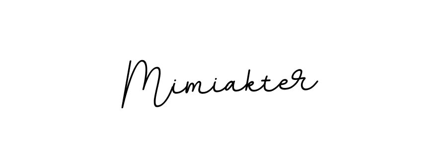 Make a beautiful signature design for name Mimiakter. With this signature (BallpointsItalic-DORy9) style, you can create a handwritten signature for free. Mimiakter signature style 11 images and pictures png