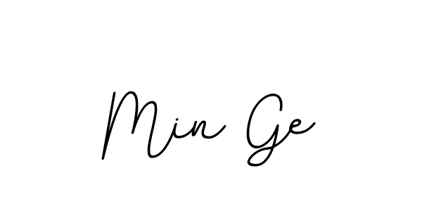 Use a signature maker to create a handwritten signature online. With this signature software, you can design (BallpointsItalic-DORy9) your own signature for name Min Ge. Min Ge signature style 11 images and pictures png
