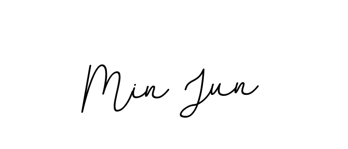 Once you've used our free online signature maker to create your best signature BallpointsItalic-DORy9 style, it's time to enjoy all of the benefits that Min Jun name signing documents. Min Jun signature style 11 images and pictures png