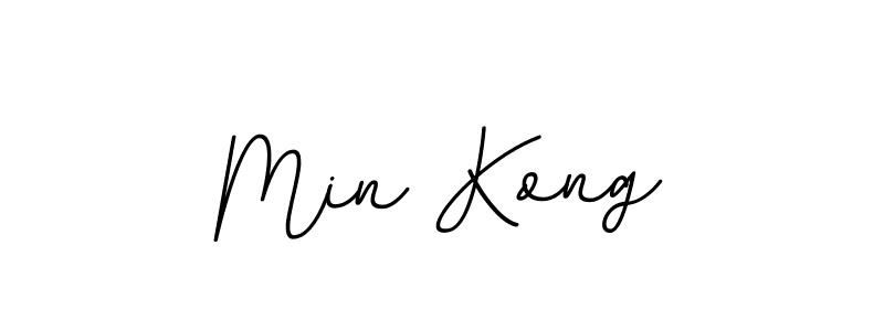 Make a beautiful signature design for name Min Kong. With this signature (BallpointsItalic-DORy9) style, you can create a handwritten signature for free. Min Kong signature style 11 images and pictures png