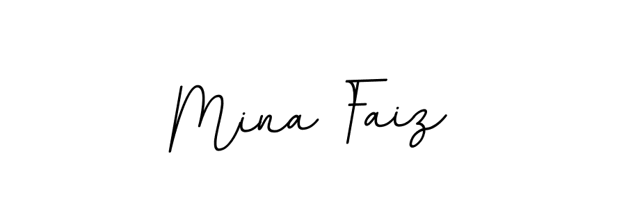 Make a beautiful signature design for name Mina Faiz. Use this online signature maker to create a handwritten signature for free. Mina Faiz signature style 11 images and pictures png