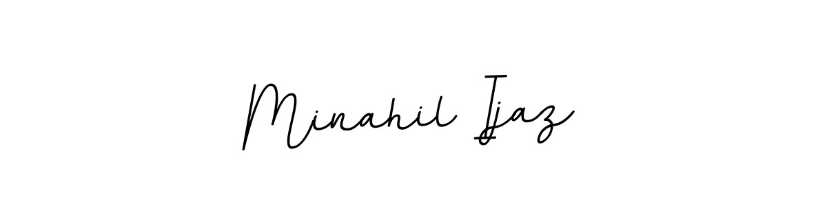 This is the best signature style for the Minahil Ijaz name. Also you like these signature font (BallpointsItalic-DORy9). Mix name signature. Minahil Ijaz signature style 11 images and pictures png