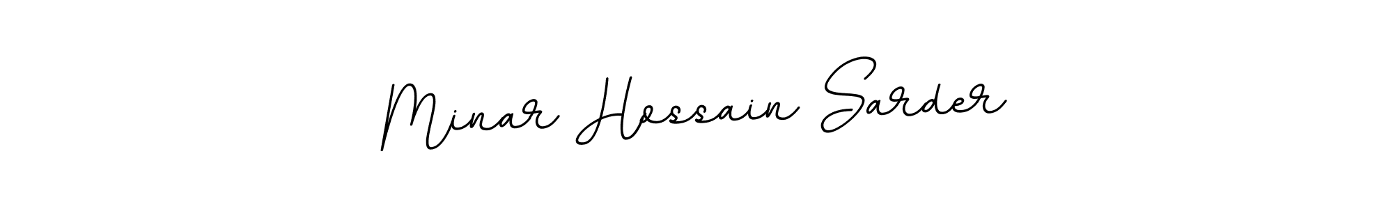 Minar Hossain Sarder stylish signature style. Best Handwritten Sign (BallpointsItalic-DORy9) for my name. Handwritten Signature Collection Ideas for my name Minar Hossain Sarder. Minar Hossain Sarder signature style 11 images and pictures png