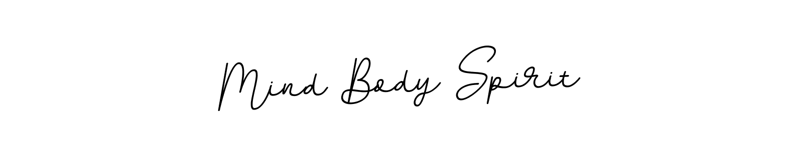 Create a beautiful signature design for name Mind Body Spirit. With this signature (BallpointsItalic-DORy9) fonts, you can make a handwritten signature for free. Mind Body Spirit signature style 11 images and pictures png