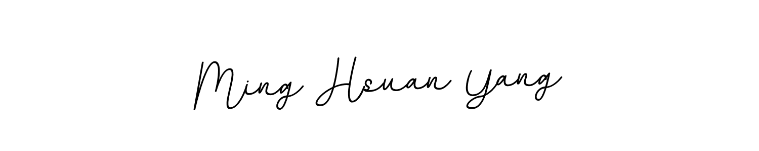 It looks lik you need a new signature style for name Ming Hsuan Yang. Design unique handwritten (BallpointsItalic-DORy9) signature with our free signature maker in just a few clicks. Ming Hsuan Yang signature style 11 images and pictures png