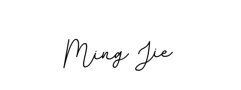 Create a beautiful signature design for name Ming Jie. With this signature (BallpointsItalic-DORy9) fonts, you can make a handwritten signature for free. Ming Jie signature style 11 images and pictures png