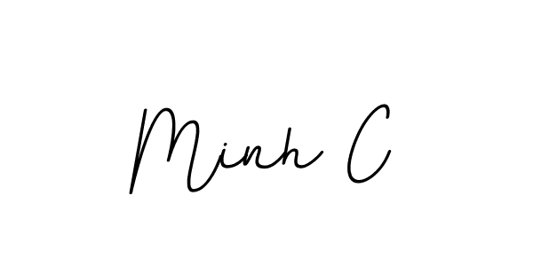 Also You can easily find your signature by using the search form. We will create Minh C name handwritten signature images for you free of cost using BallpointsItalic-DORy9 sign style. Minh C signature style 11 images and pictures png