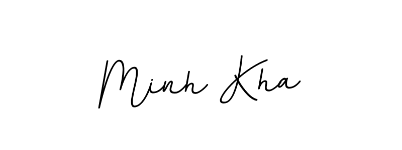 Make a beautiful signature design for name Minh Kha. With this signature (BallpointsItalic-DORy9) style, you can create a handwritten signature for free. Minh Kha signature style 11 images and pictures png
