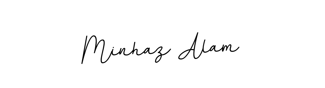 Design your own signature with our free online signature maker. With this signature software, you can create a handwritten (BallpointsItalic-DORy9) signature for name Minhaz Alam. Minhaz Alam signature style 11 images and pictures png