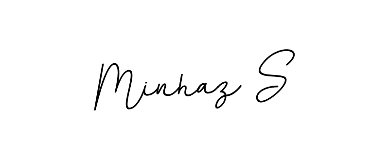 It looks lik you need a new signature style for name Minhaz S. Design unique handwritten (BallpointsItalic-DORy9) signature with our free signature maker in just a few clicks. Minhaz S signature style 11 images and pictures png