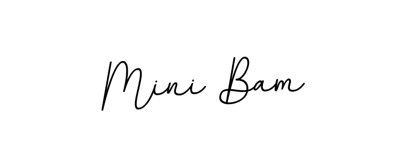 Here are the top 10 professional signature styles for the name Mini Bam. These are the best autograph styles you can use for your name. Mini Bam signature style 11 images and pictures png