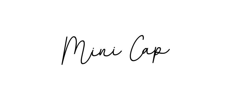 Use a signature maker to create a handwritten signature online. With this signature software, you can design (BallpointsItalic-DORy9) your own signature for name Mini Cap. Mini Cap signature style 11 images and pictures png