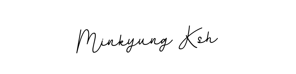 BallpointsItalic-DORy9 is a professional signature style that is perfect for those who want to add a touch of class to their signature. It is also a great choice for those who want to make their signature more unique. Get Minkyung Ksh name to fancy signature for free. Minkyung Ksh signature style 11 images and pictures png