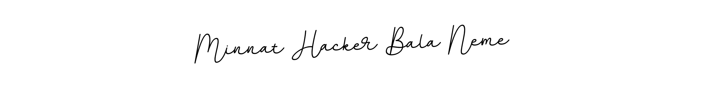 Minnat Hacker Bala Neme stylish signature style. Best Handwritten Sign (BallpointsItalic-DORy9) for my name. Handwritten Signature Collection Ideas for my name Minnat Hacker Bala Neme. Minnat Hacker Bala Neme signature style 11 images and pictures png