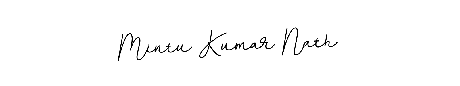 Create a beautiful signature design for name Mintu Kumar Nath. With this signature (BallpointsItalic-DORy9) fonts, you can make a handwritten signature for free. Mintu Kumar Nath signature style 11 images and pictures png