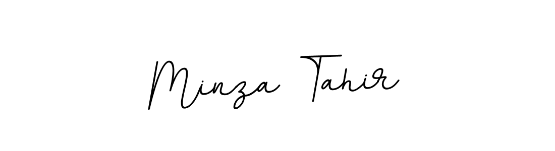 Create a beautiful signature design for name Minza Tahir. With this signature (BallpointsItalic-DORy9) fonts, you can make a handwritten signature for free. Minza Tahir signature style 11 images and pictures png