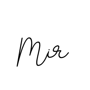 Use a signature maker to create a handwritten signature online. With this signature software, you can design (BallpointsItalic-DORy9) your own signature for name Mir. Mir signature style 11 images and pictures png
