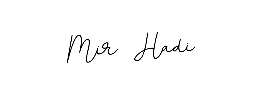 The best way (BallpointsItalic-DORy9) to make a short signature is to pick only two or three words in your name. The name Mir  Hadi include a total of six letters. For converting this name. Mir  Hadi signature style 11 images and pictures png
