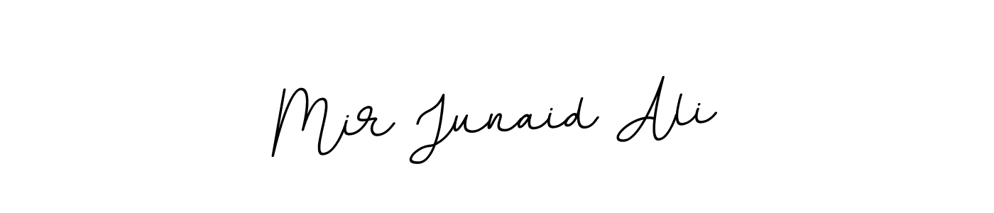 Use a signature maker to create a handwritten signature online. With this signature software, you can design (BallpointsItalic-DORy9) your own signature for name Mir Junaid Ali. Mir Junaid Ali signature style 11 images and pictures png