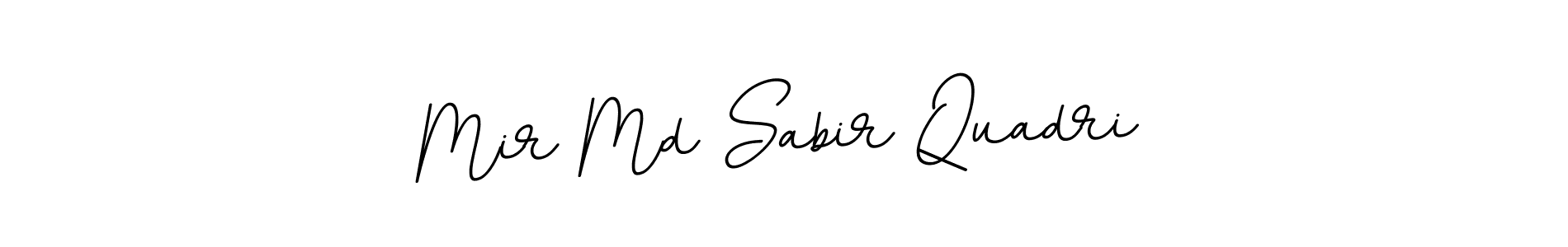 Use a signature maker to create a handwritten signature online. With this signature software, you can design (BallpointsItalic-DORy9) your own signature for name Mir Md Sabir Quadri. Mir Md Sabir Quadri signature style 11 images and pictures png
