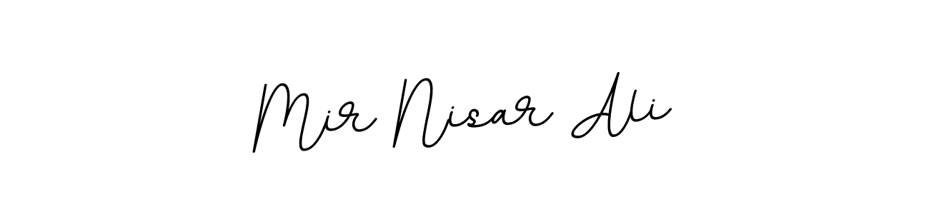 Make a beautiful signature design for name Mir Nisar Ali. With this signature (BallpointsItalic-DORy9) style, you can create a handwritten signature for free. Mir Nisar Ali signature style 11 images and pictures png