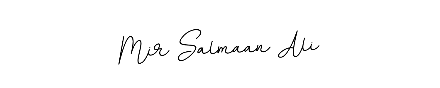 This is the best signature style for the Mir Salmaan Ali name. Also you like these signature font (BallpointsItalic-DORy9). Mix name signature. Mir Salmaan Ali signature style 11 images and pictures png