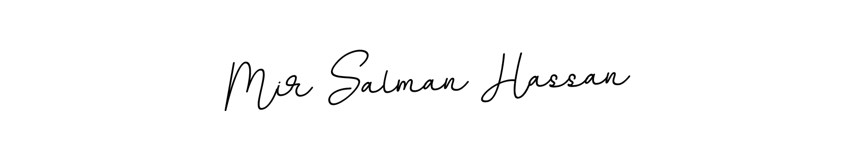 This is the best signature style for the Mir Salman Hassan name. Also you like these signature font (BallpointsItalic-DORy9). Mix name signature. Mir Salman Hassan signature style 11 images and pictures png