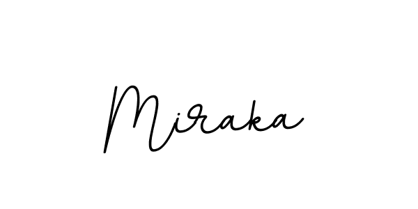 Design your own signature with our free online signature maker. With this signature software, you can create a handwritten (BallpointsItalic-DORy9) signature for name Miraka. Miraka signature style 11 images and pictures png
