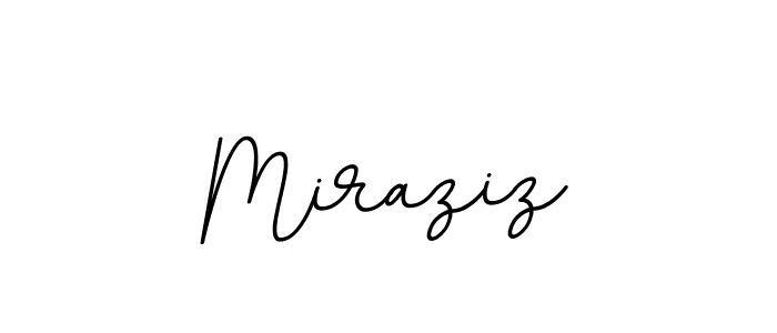 The best way (BallpointsItalic-DORy9) to make a short signature is to pick only two or three words in your name. The name Miraziz include a total of six letters. For converting this name. Miraziz signature style 11 images and pictures png