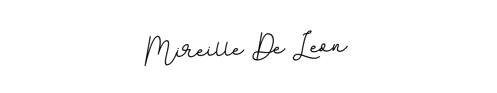 Use a signature maker to create a handwritten signature online. With this signature software, you can design (BallpointsItalic-DORy9) your own signature for name Mireille De Leon. Mireille De Leon signature style 11 images and pictures png