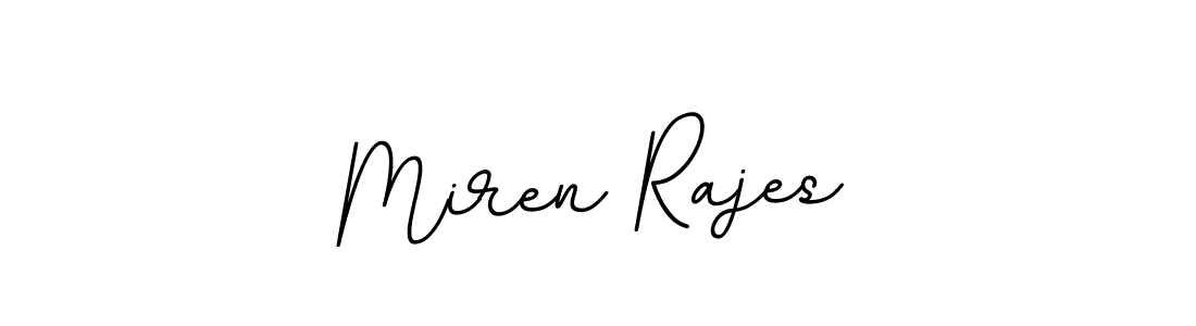 Miren Rajes stylish signature style. Best Handwritten Sign (BallpointsItalic-DORy9) for my name. Handwritten Signature Collection Ideas for my name Miren Rajes. Miren Rajes signature style 11 images and pictures png