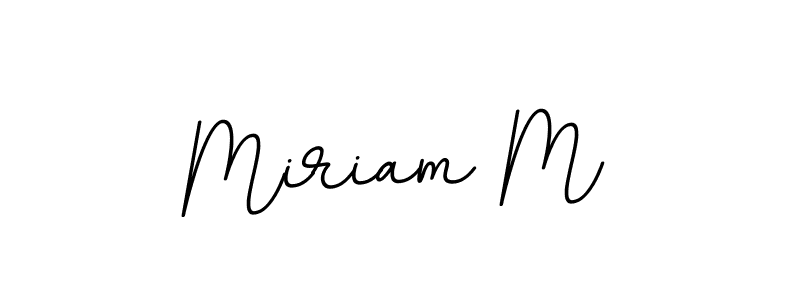 You should practise on your own different ways (BallpointsItalic-DORy9) to write your name (Miriam M) in signature. don't let someone else do it for you. Miriam M signature style 11 images and pictures png