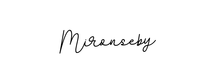 Design your own signature with our free online signature maker. With this signature software, you can create a handwritten (BallpointsItalic-DORy9) signature for name Mironseby. Mironseby signature style 11 images and pictures png