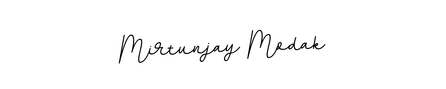 Create a beautiful signature design for name Mirtunjay Modak. With this signature (BallpointsItalic-DORy9) fonts, you can make a handwritten signature for free. Mirtunjay Modak signature style 11 images and pictures png