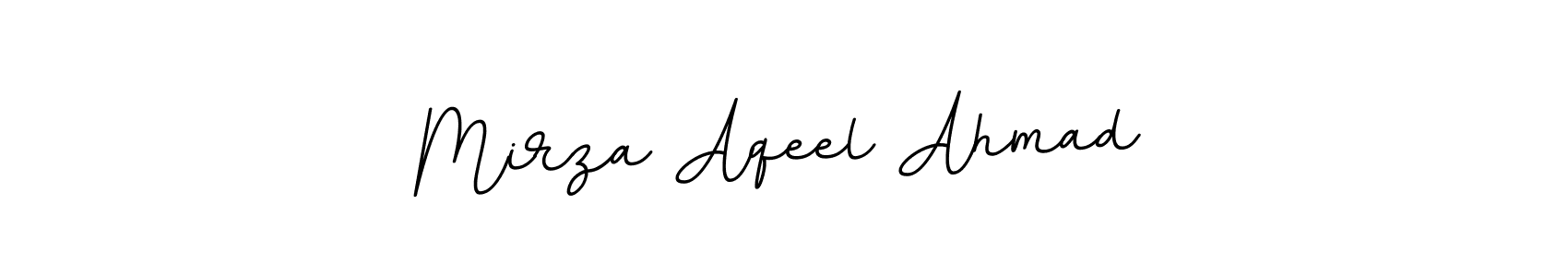 Create a beautiful signature design for name Mirza Aqeel Ahmad. With this signature (BallpointsItalic-DORy9) fonts, you can make a handwritten signature for free. Mirza Aqeel Ahmad signature style 11 images and pictures png