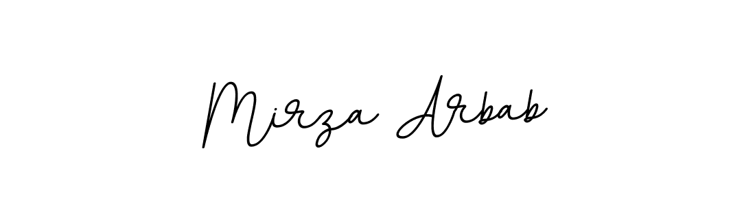 Create a beautiful signature design for name Mirza Arbab. With this signature (BallpointsItalic-DORy9) fonts, you can make a handwritten signature for free. Mirza Arbab signature style 11 images and pictures png