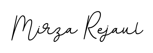 A sleek calligraphic signature for name Mirza Rejaul utilizing BallpointsItalic-DORy9 styling. Great for adding personal signatures to photos and art. Mirza Rejaul signature style 11 images and pictures png