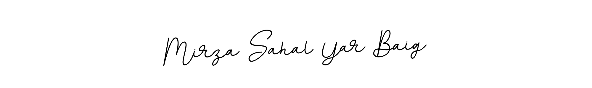 Make a beautiful signature design for name Mirza Sahal Yar Baig. With this signature (BallpointsItalic-DORy9) style, you can create a handwritten signature for free. Mirza Sahal Yar Baig signature style 11 images and pictures png