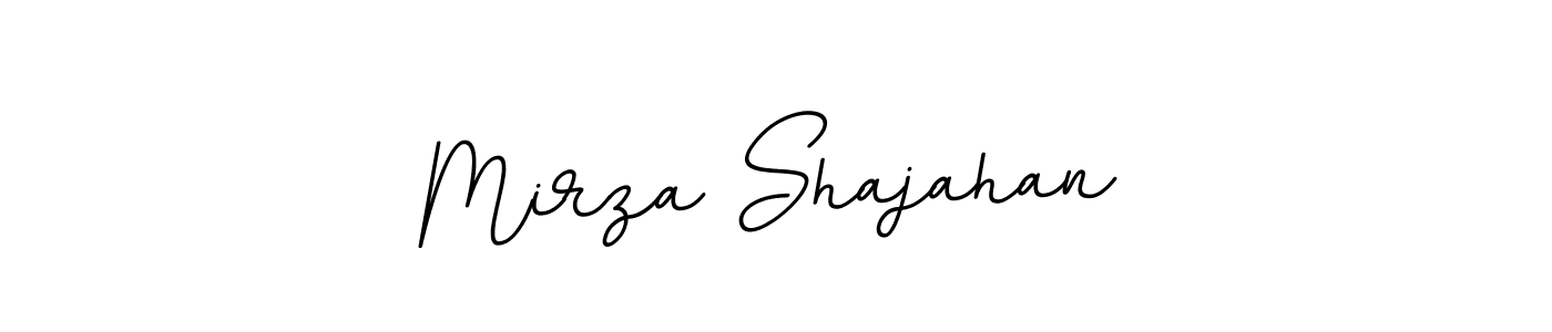 Use a signature maker to create a handwritten signature online. With this signature software, you can design (BallpointsItalic-DORy9) your own signature for name Mirza Shajahan. Mirza Shajahan signature style 11 images and pictures png