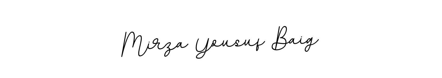 Make a beautiful signature design for name Mirza Yousuf Baig. Use this online signature maker to create a handwritten signature for free. Mirza Yousuf Baig signature style 11 images and pictures png